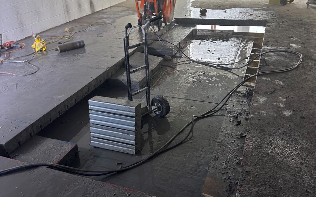Cutting a Bespoke Staircase Opening in Reinforced Concrete