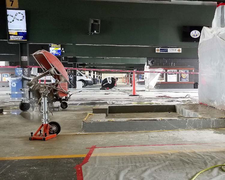 wire sawing london reinforced concrete car park